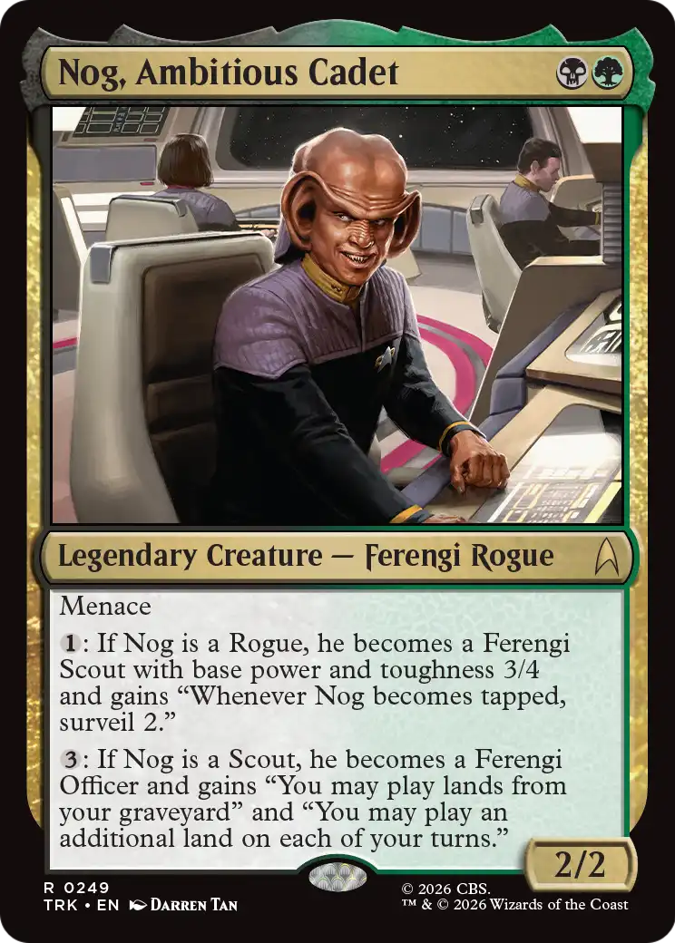 Nog, Ambitious Cadet [Star Trek] | Red Claw Gaming
