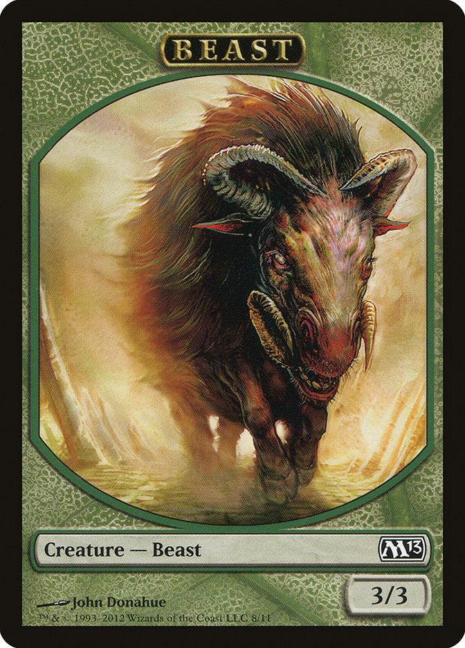 Beast Token [Magic 2013 Tokens] MTG Single Magic: The Gathering | Red Claw Gaming