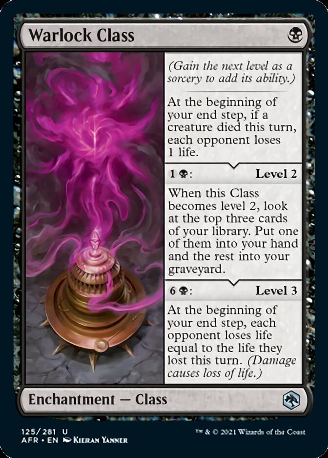 Warlock Class [Dungeons & Dragons: Adventures in the Forgotten Realms] MTG Single Magic: The Gathering | Red Claw Gaming