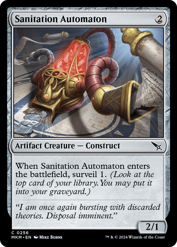 Sanitation Automaton [Murders at Karlov Manor] MTG Single Magic: The Gathering    | Red Claw Gaming
