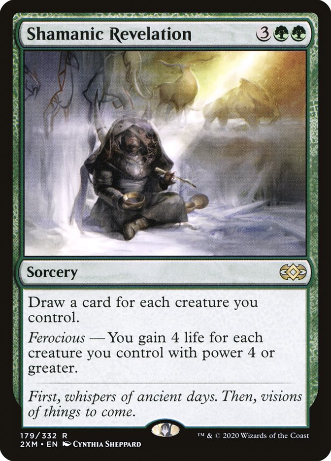Shamanic Revelation [Double Masters] MTG Single Magic: The Gathering | Red Claw Gaming