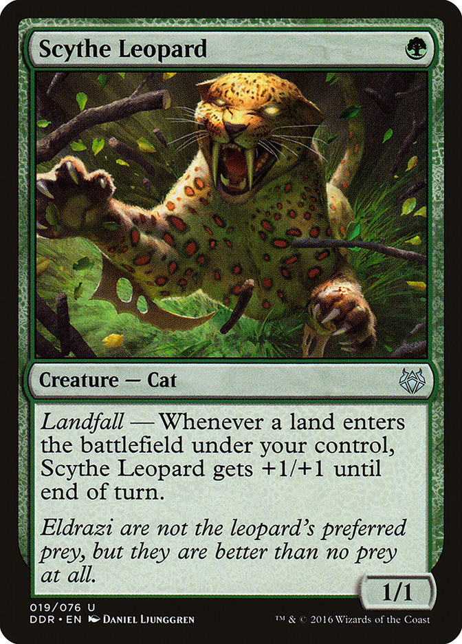 Scythe Leopard [Duel Decks: Nissa vs. Ob Nixilis] MTG Single Magic: The Gathering | Red Claw Gaming