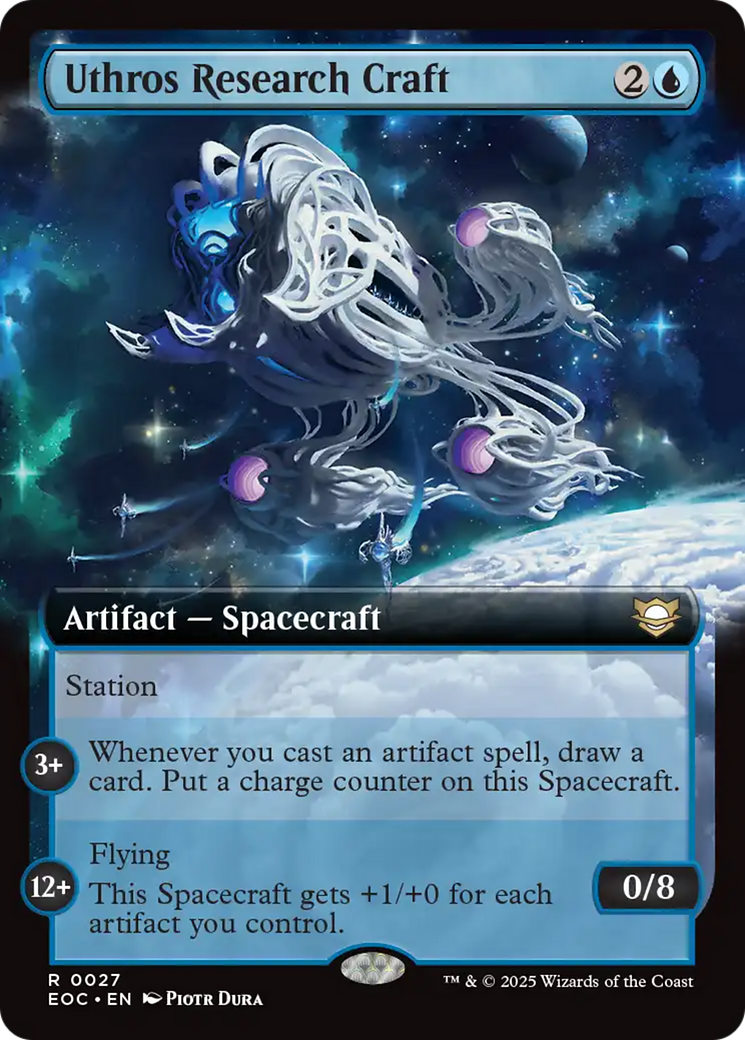 Uthros Research Craft (Extended Art) [Edge of Eternities Commander] MTG Single Magic: The Gathering | Red Claw Gaming