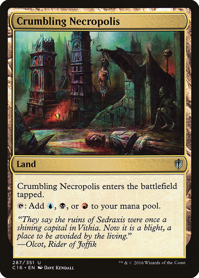 Crumbling Necropolis [Commander 2016] MTG Single Magic: The Gathering | Red Claw Gaming