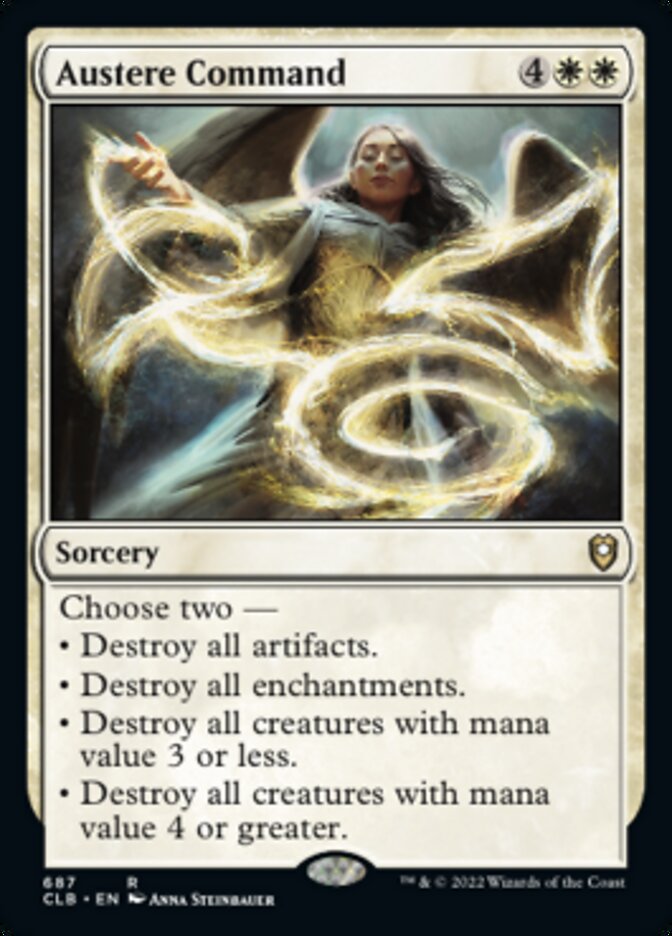 Austere Command [Commander Legends: Battle for Baldur's Gate] MTG Single Magic: The Gathering | Red Claw Gaming