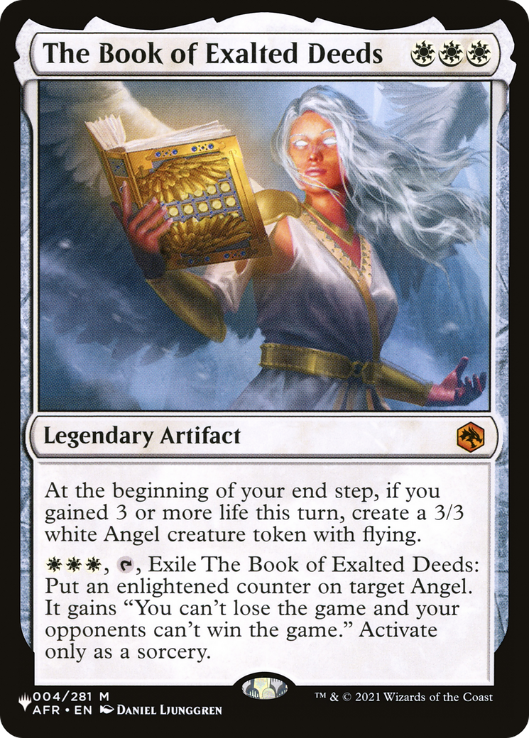 The Book of Exalted Deeds [Secret Lair: Angels] MTG Single Magic: The Gathering | Red Claw Gaming
