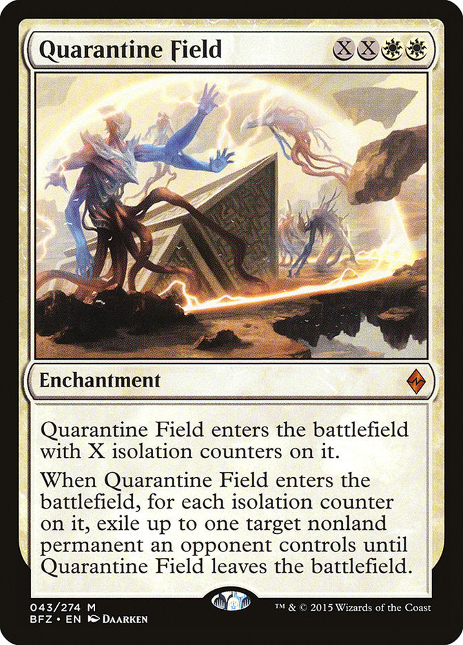 Quarantine Field [Battle for Zendikar] MTG Single Magic: The Gathering | Red Claw Gaming