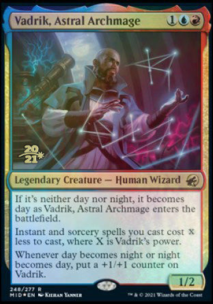 Vadrik, Astral Archmage [Innistrad: Midnight Hunt Prerelease Promos] MTG Single Magic: The Gathering | Red Claw Gaming
