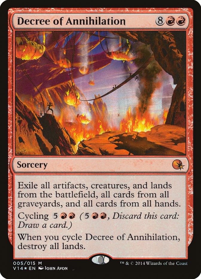 Decree of Annihilation [From the Vault: Annihilation] MTG Single Magic: The Gathering | Red Claw Gaming