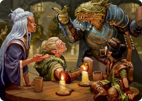 You Meet in a Tavern Art Card [Dungeons & Dragons: Adventures in the Forgotten Realms Art Series] MTG Single Magic: The Gathering | Red Claw Gaming
