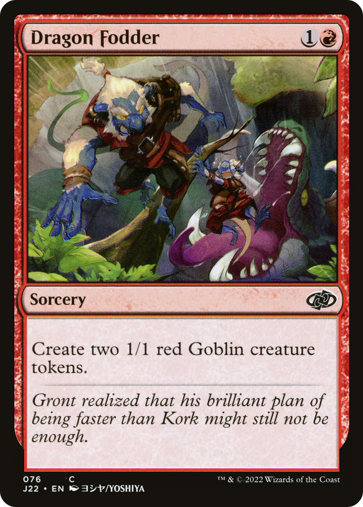 Dragon Fodder (76) [Jumpstart 2022] MTG Single Magic: The Gathering | Red Claw Gaming