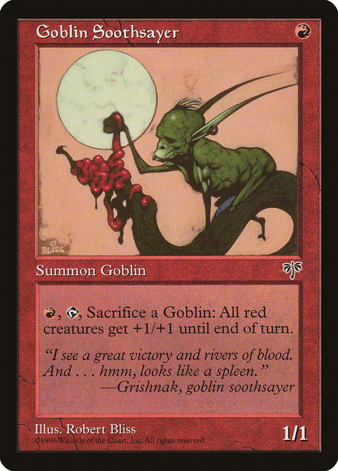 Goblin Soothsayer [Mirage] MTG Single Magic: The Gathering | Red Claw Gaming