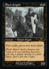 Black Knight (Retro) [30th Anniversary Edition] MTG Single Magic: The Gathering | Red Claw Gaming