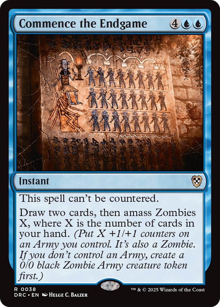 Commence the Endgame [Aetherdrift Commander] MTG Single Magic: The Gathering | Red Claw Gaming