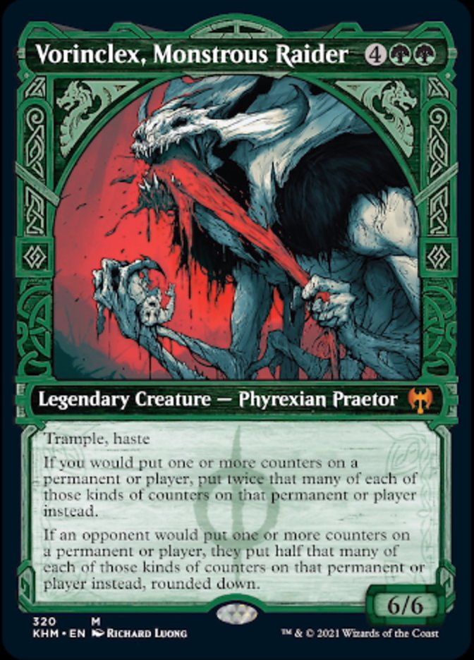 Vorinclex, Monstrous Raider (Showcase) [Kaldheim] MTG Single Magic: The Gathering | Red Claw Gaming