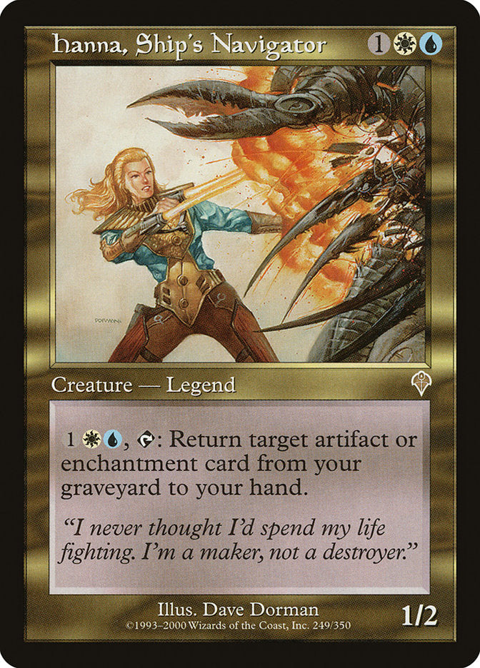 Hanna, Ship's Navigator [Invasion] MTG Single Magic: The Gathering | Red Claw Gaming