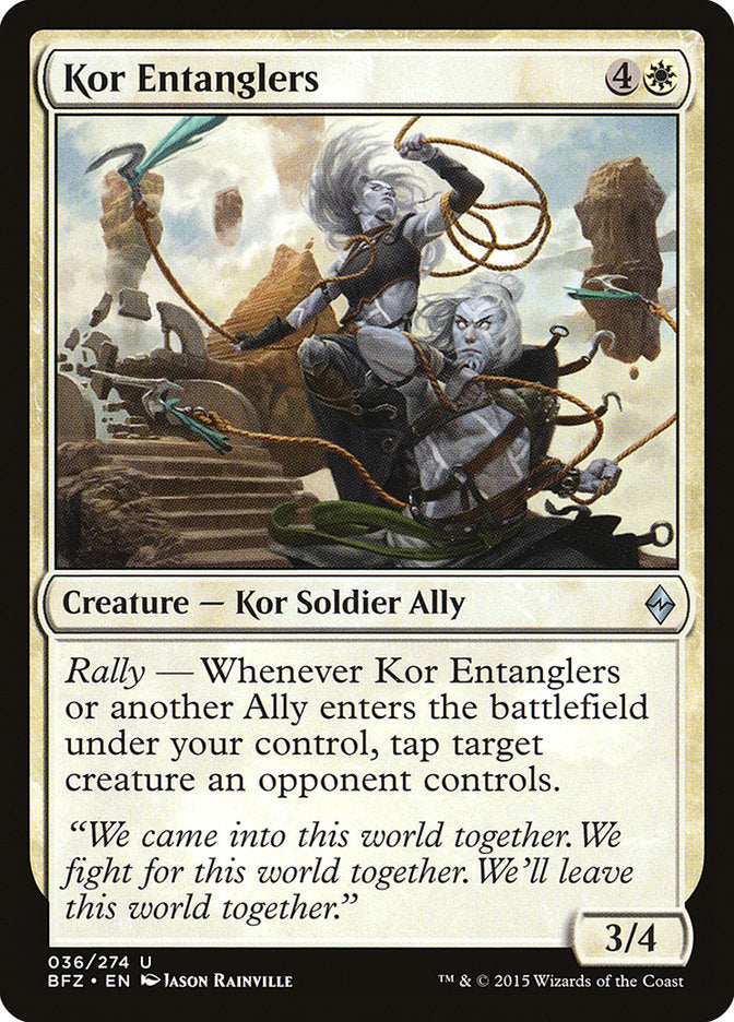 Kor Entanglers [Battle for Zendikar] MTG Single Magic: The Gathering | Red Claw Gaming