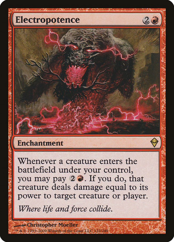 Electropotence [Zendikar] MTG Single Magic: The Gathering | Red Claw Gaming