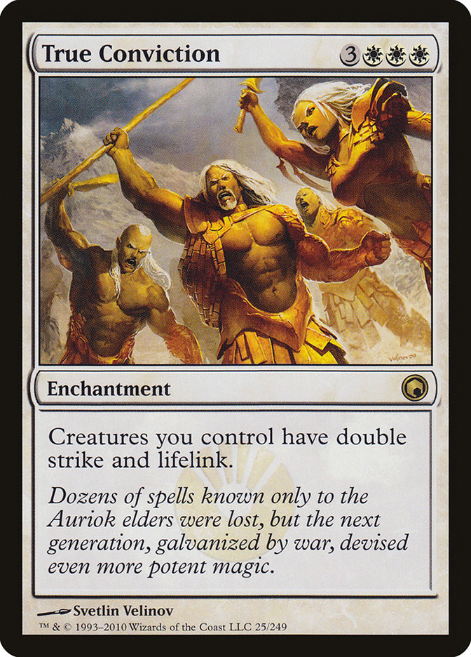 True Conviction [Scars of Mirrodin] MTG Single Magic: The Gathering | Red Claw Gaming