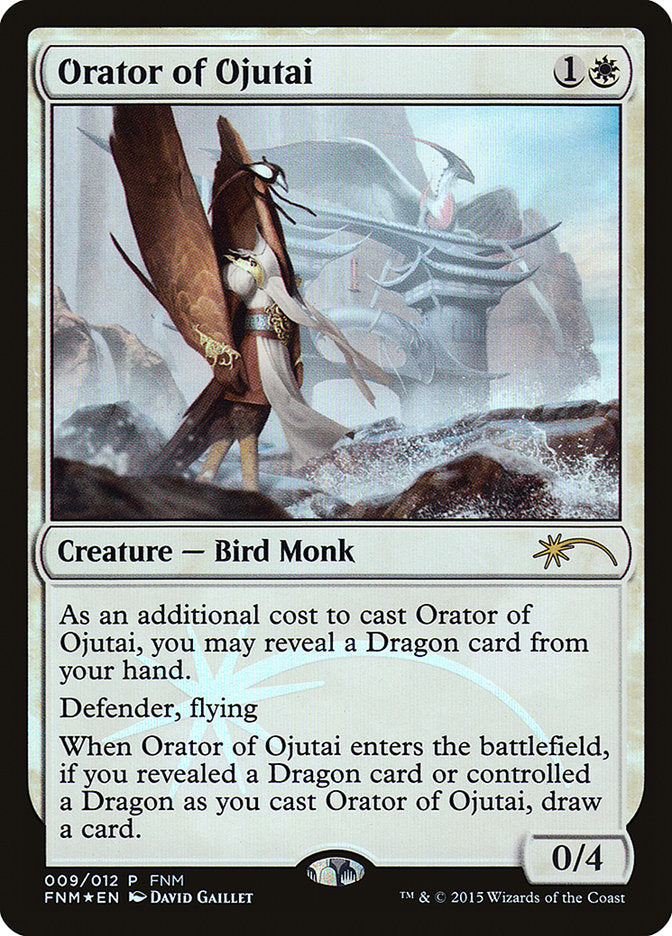 Orator of Ojutai [Friday Night Magic 2015] MTG Single Magic: The Gathering | Red Claw Gaming