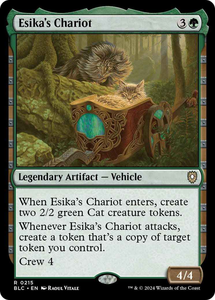 Esika's Chariot [Bloomburrow Commander] MTG Single Magic: The Gathering | Red Claw Gaming