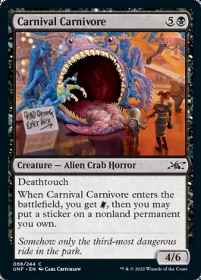 Carnival Carnivore [Unfinity] MTG Single Magic: The Gathering    | Red Claw Gaming