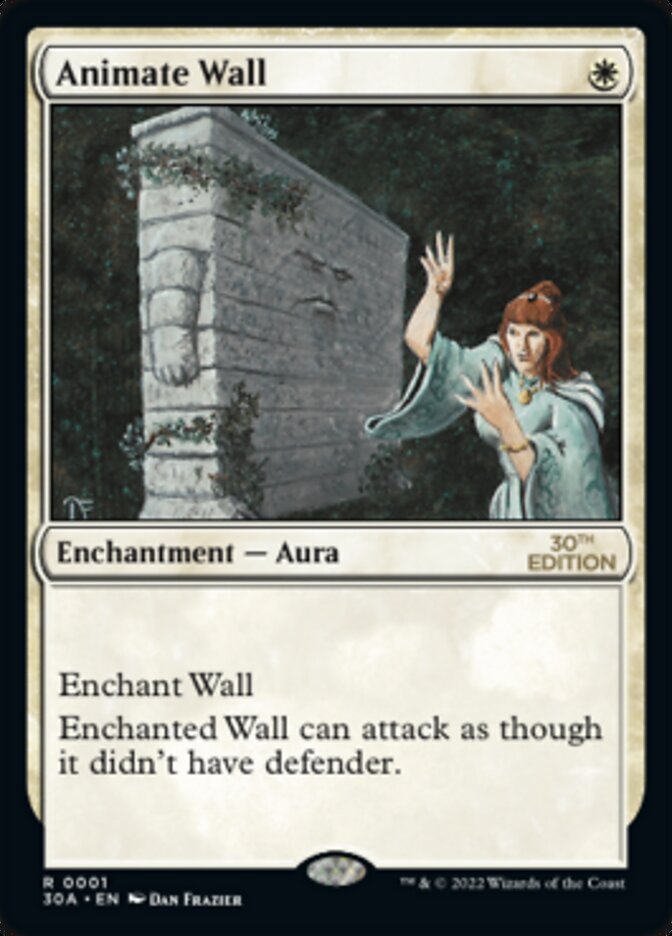 Animate Wall [30th Anniversary Edition] MTG Single Magic: The Gathering | Red Claw Gaming