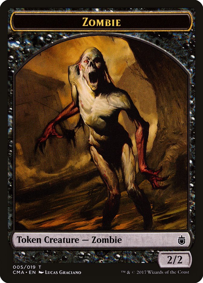 Zombie Token [Commander Anthology Tokens] MTG Single Magic: The Gathering | Red Claw Gaming