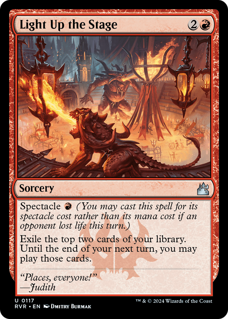 Light Up the Stage [Ravnica Remastered] MTG Single Magic: The Gathering | Red Claw Gaming