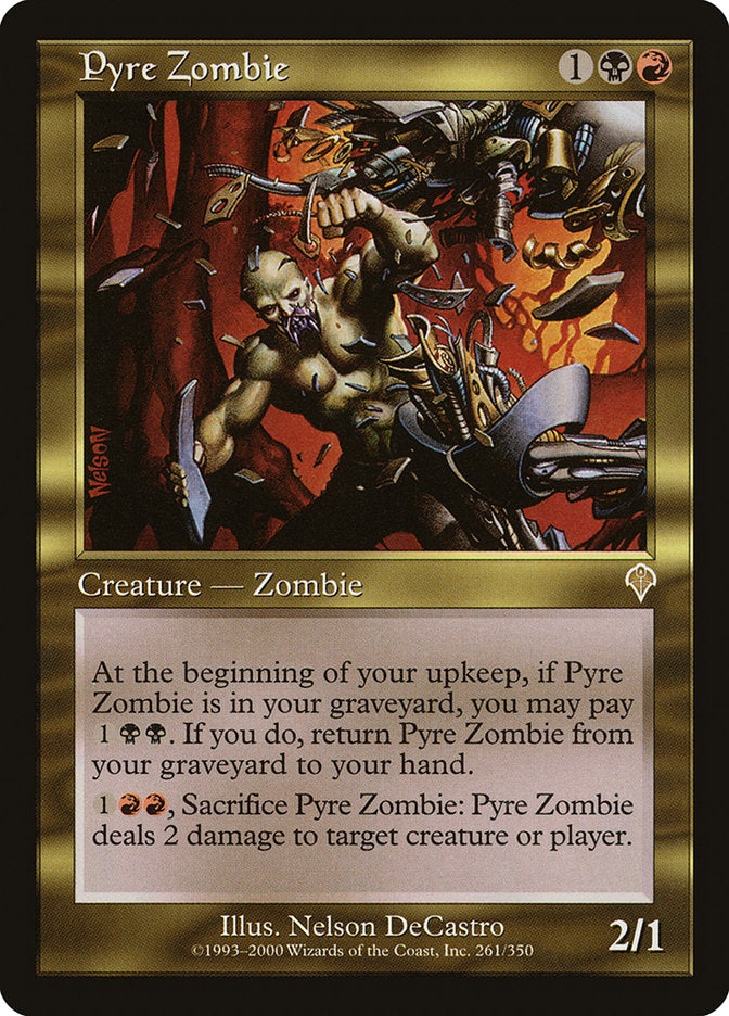 Pyre Zombie [Invasion] MTG Single Magic: The Gathering | Red Claw Gaming