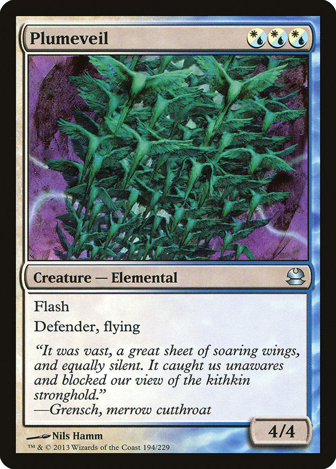 Plumeveil [Modern Masters] MTG Single Magic: The Gathering | Red Claw Gaming