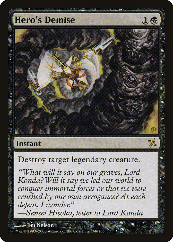 Hero's Demise [Betrayers of Kamigawa] MTG Single Magic: The Gathering | Red Claw Gaming
