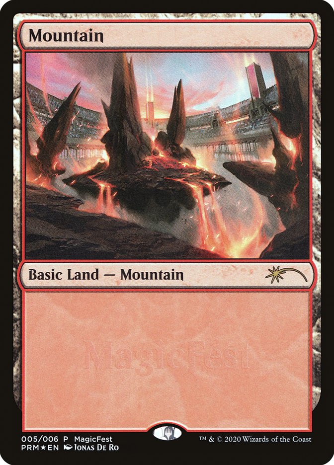 Mountain (5) [MagicFest 2020] MTG Single Magic: The Gathering | Red Claw Gaming