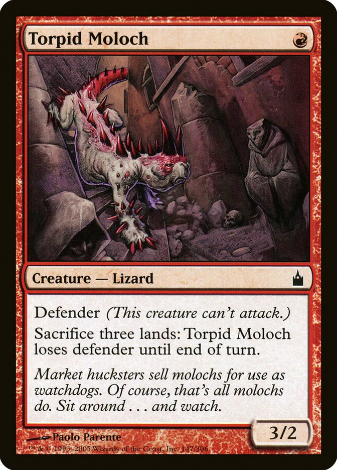 Torpid Moloch [Ravnica: City of Guilds] MTG Single Magic: The Gathering | Red Claw Gaming