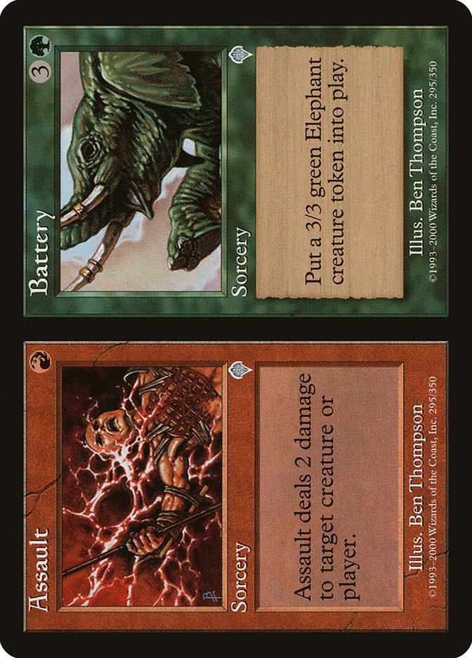 Assault // Battery [Invasion] MTG Single Magic: The Gathering | Red Claw Gaming