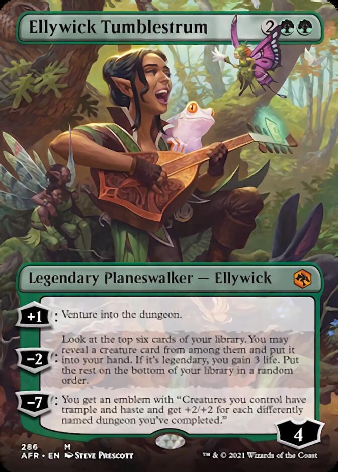 Ellywick Tumblestrum (Borderless) [Dungeons & Dragons: Adventures in the Forgotten Realms] MTG Single Magic: The Gathering | Red Claw Gaming