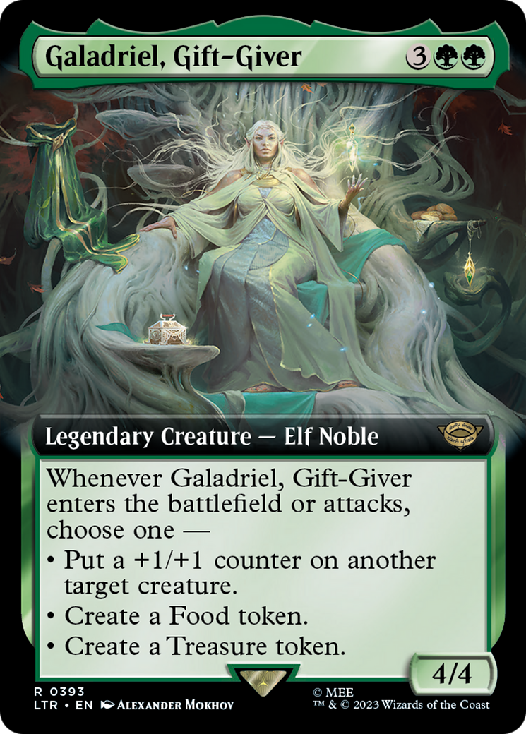 Galadriel, Gift-Giver (Extended Art) [The Lord of the Rings: Tales of Middle-Earth] MTG Single Magic: The Gathering | Red Claw Gaming