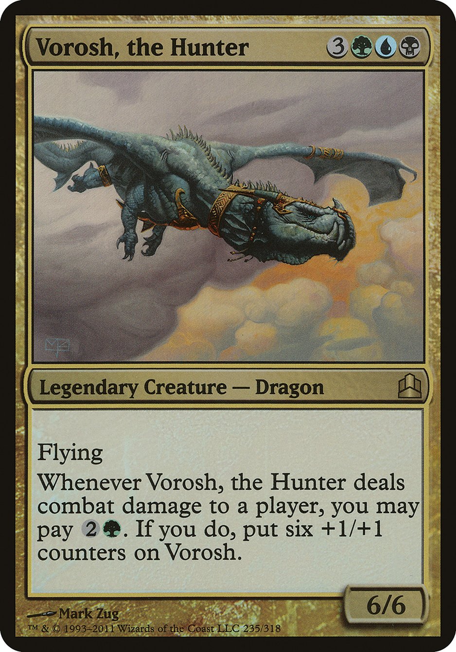 Vorosh, the Hunter (Oversized) [Commander 2011 Oversized] MTG Single Magic: The Gathering | Red Claw Gaming