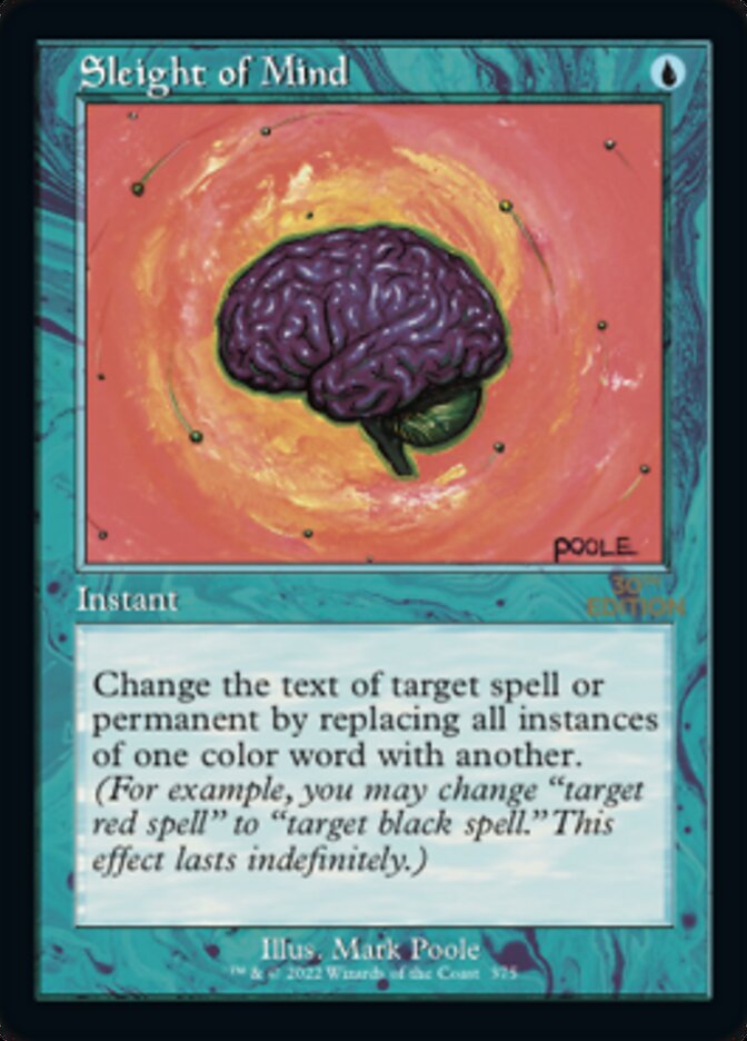 Sleight of Mind (Retro) [30th Anniversary Edition] MTG Single Magic: The Gathering | Red Claw Gaming