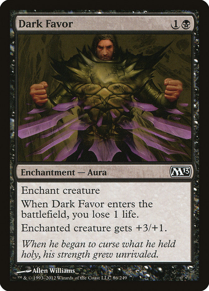 Dark Favor [Magic 2013] MTG Single Magic: The Gathering | Red Claw Gaming