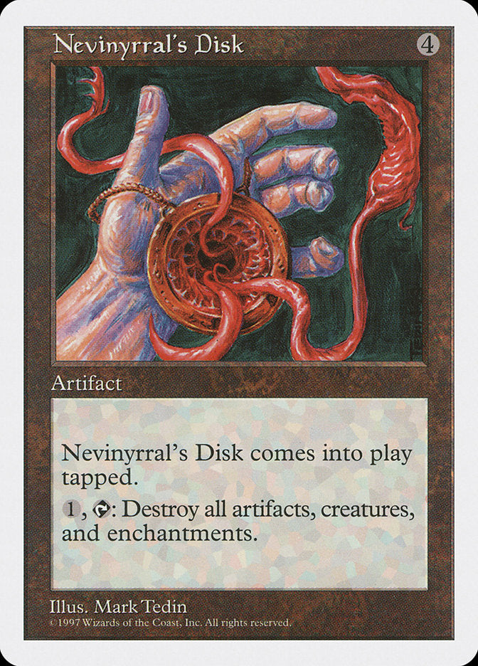Nevinyrral's Disk [Fifth Edition] MTG Single Magic: The Gathering | Red Claw Gaming