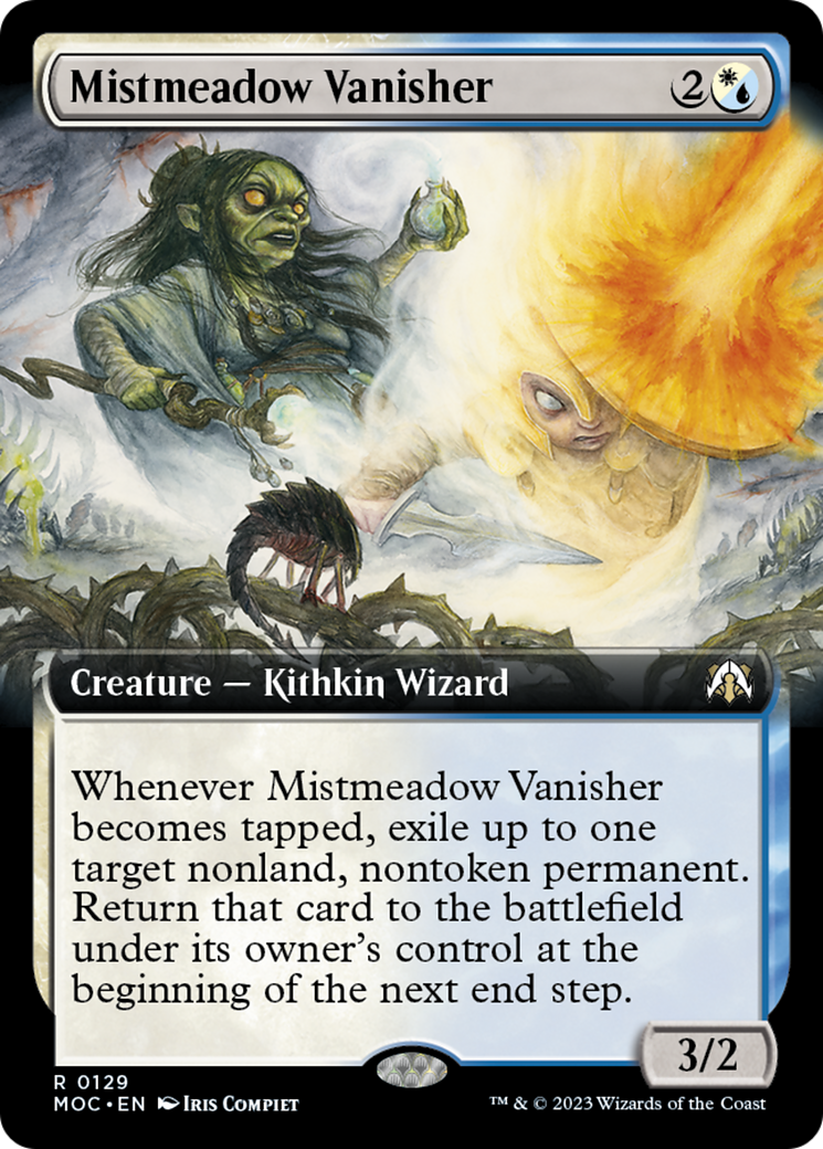 Mistmeadow Vanisher (Extended Art) [March of the Machine Commander] MTG Single Magic: The Gathering | Red Claw Gaming