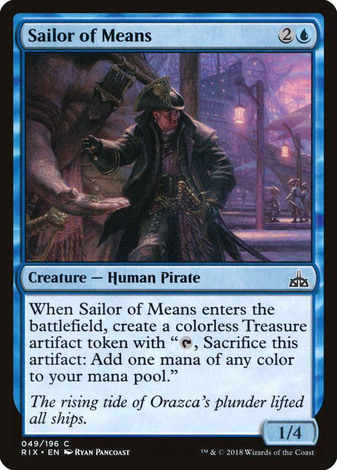 Sailor of Means [Rivals of Ixalan] MTG Single Magic: The Gathering | Red Claw Gaming