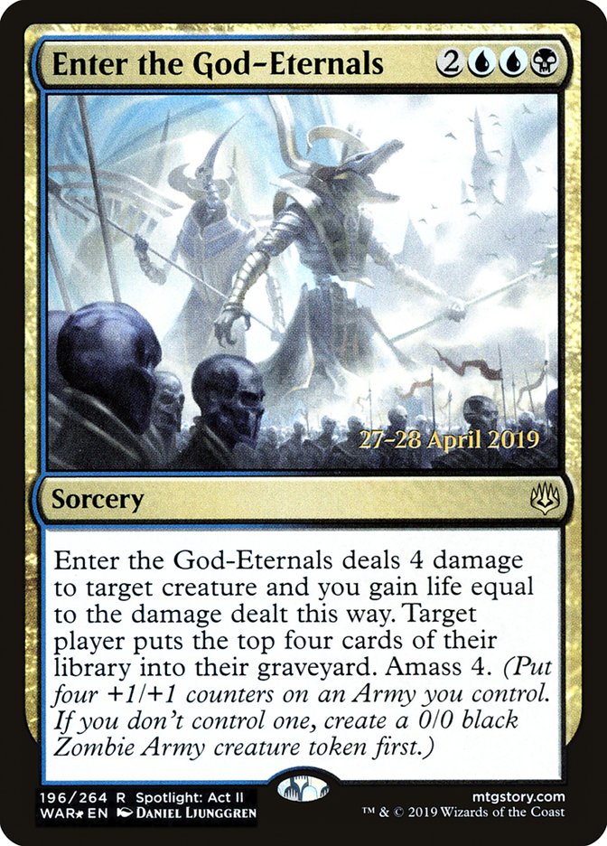 Enter the God-Eternals [War of the Spark Prerelease Promos] MTG Single Magic: The Gathering | Red Claw Gaming