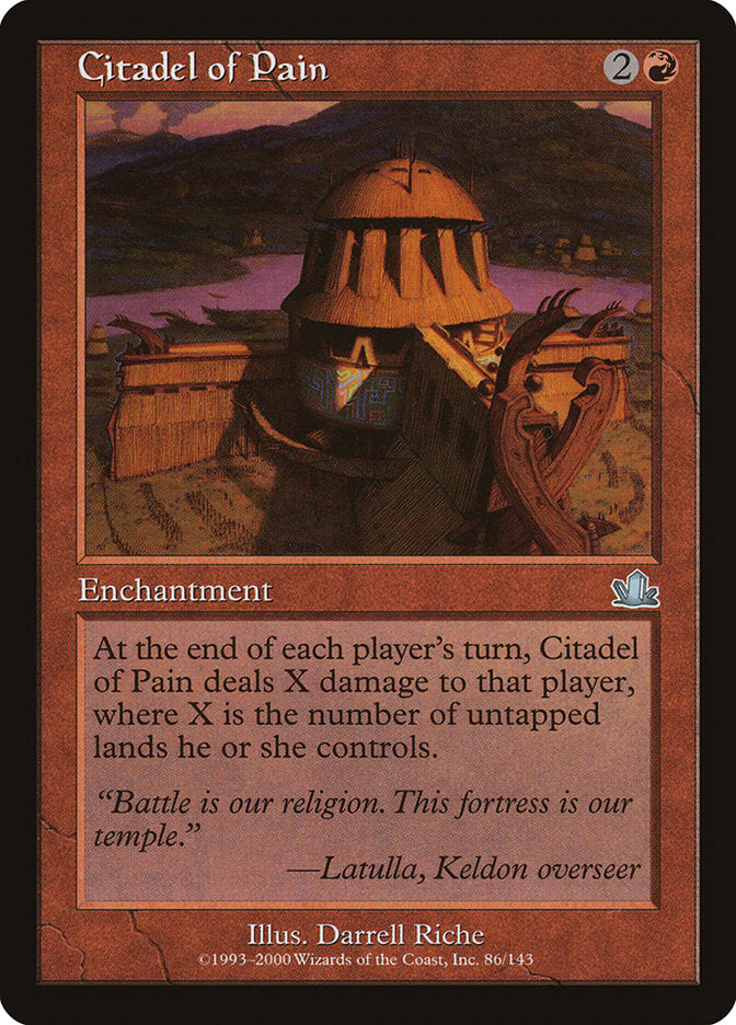 Citadel of Pain [Prophecy] MTG Single Magic: The Gathering | Red Claw Gaming