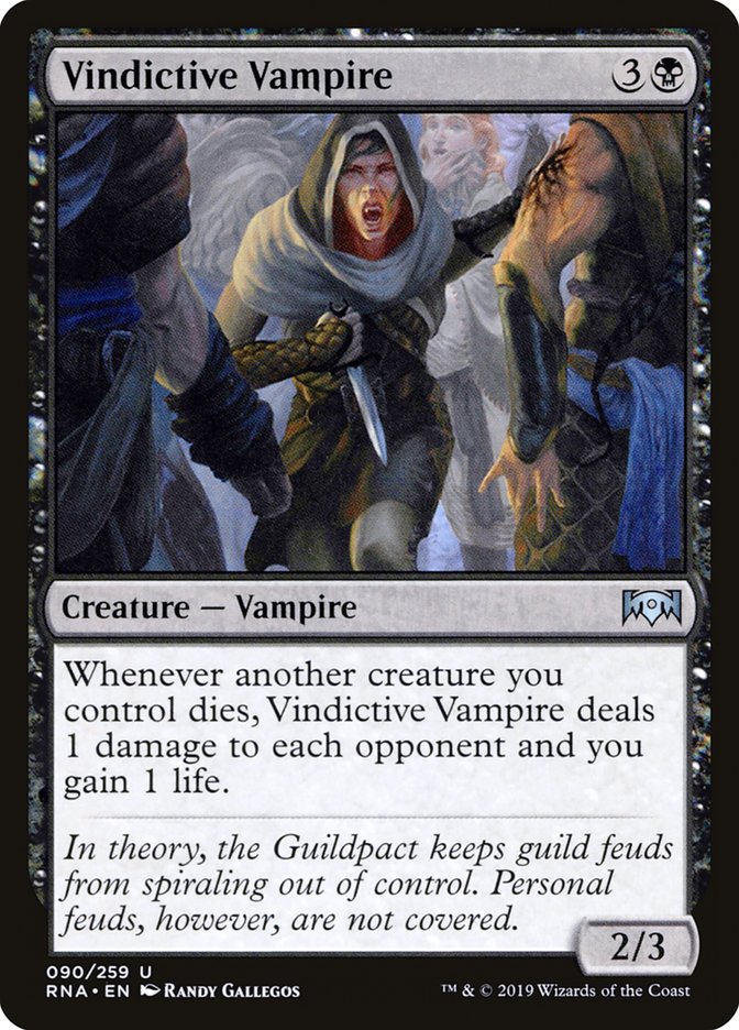 Vindictive Vampire [Ravnica Allegiance] MTG Single Magic: The Gathering | Red Claw Gaming