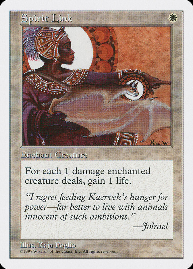 Spirit Link [Fifth Edition] MTG Single Magic: The Gathering | Red Claw Gaming