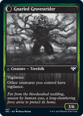 Dormant Grove // Gnarled Grovestrider [Innistrad: Double Feature] MTG Single Magic: The Gathering | Red Claw Gaming