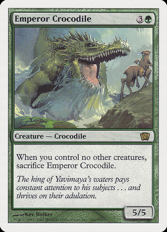 Emperor Crocodile [Eighth Edition] MTG Single Magic: The Gathering | Red Claw Gaming