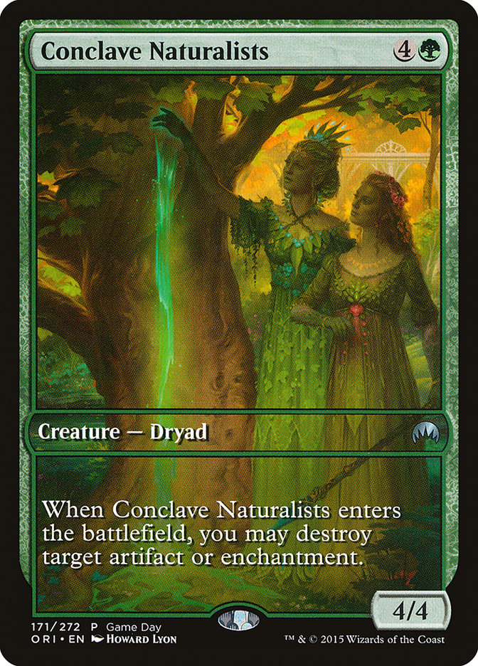 Conclave Naturalists (Game Day) [Magic Origins Promos] MTG Single Magic: The Gathering | Red Claw Gaming